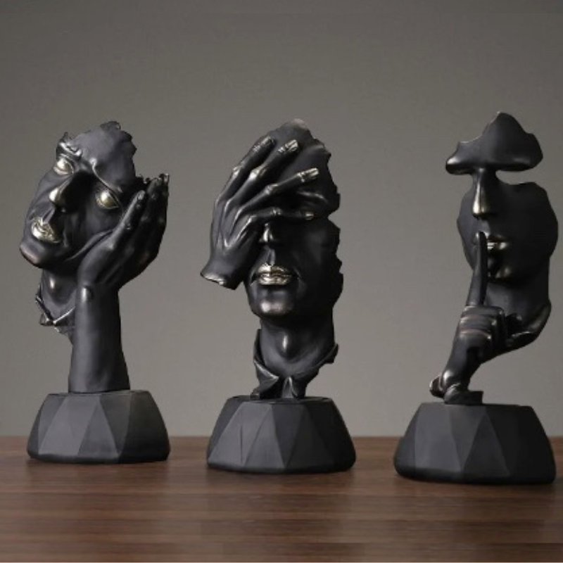 SCULPTURE BLIND, DEAF AND DUMB SAGES