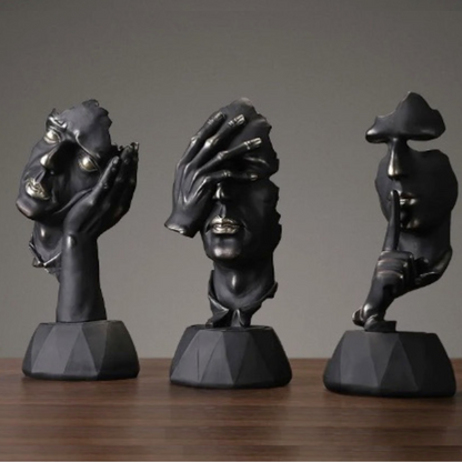 SCULPTURE BLIND, DEAF AND DUMB SAGES