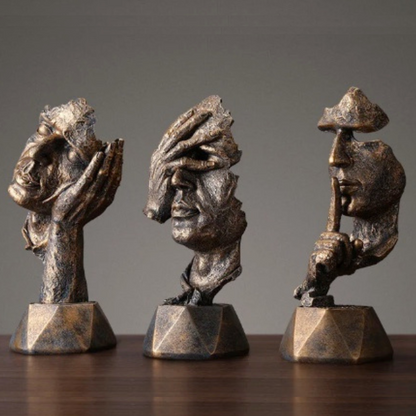 SCULPTURE BLIND, DEAF AND DUMB SAGES