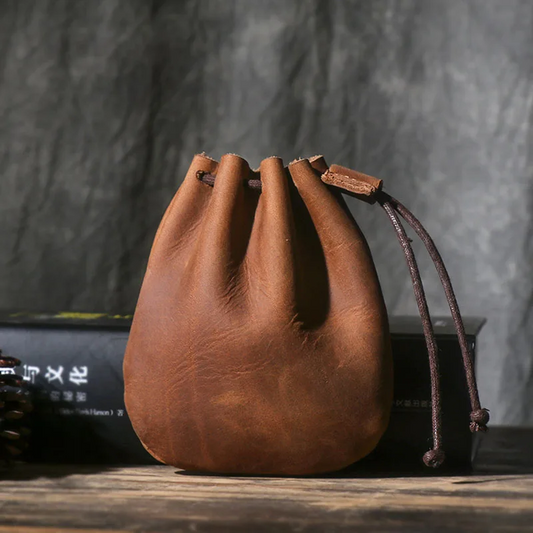 VINTAGE COIN PURSE GENUINE LEATHER