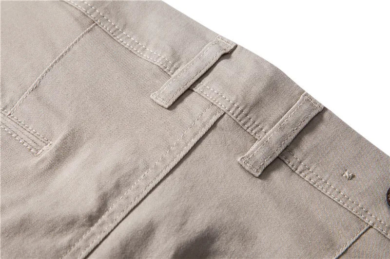 CASUAL SLIM COTTON MEN TROUSERS BROWN VANGARD