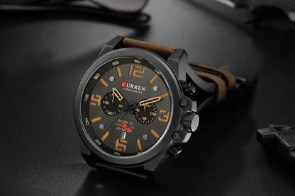 SPORT BLACK GREY CHRONOGRAPH WATCH