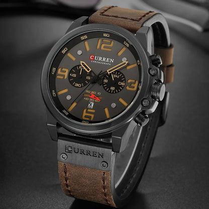 SPORT BLACK GREY CHRONOGRAPH WATCH