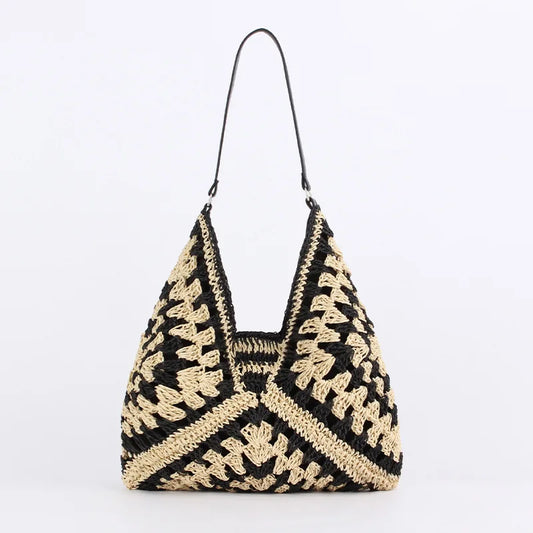 STRAW TOTE BAG