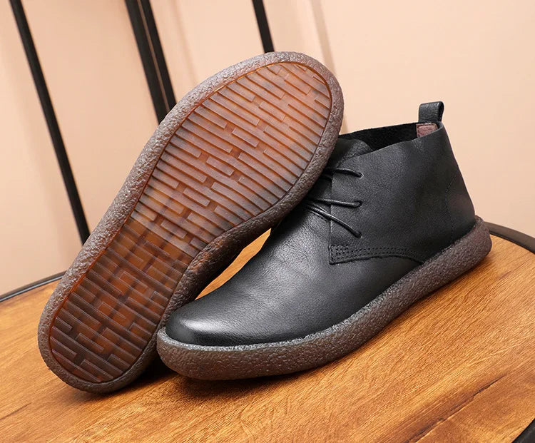 ANKLE SOFT LEATHER BOOTS NARTIN