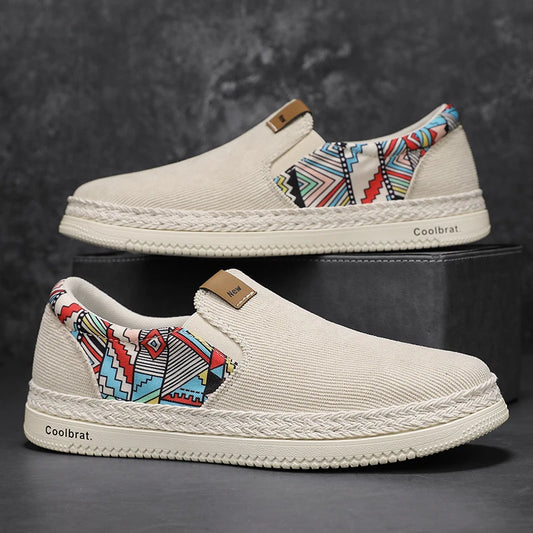 FLAT CANVAS SHOES GRAPHIC SAVAGI