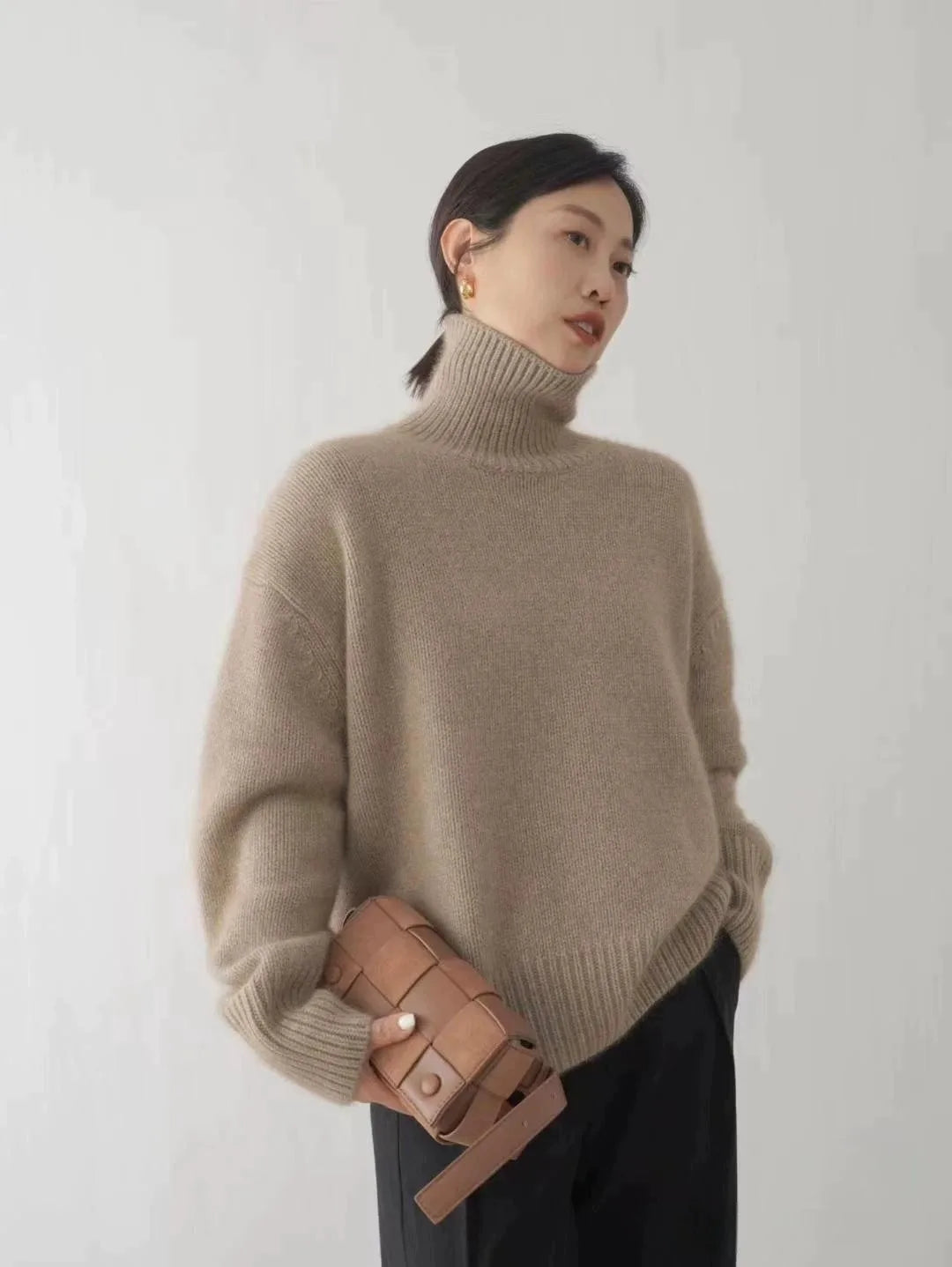 TURTLENECK CASHMERE SWEATER SAVAGI