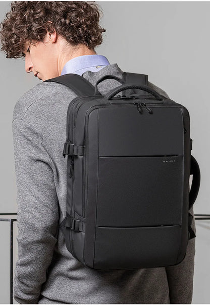 EXPANDABLE MEN'S BACKPACK WATERPROOF 17.3IN LAPTOP