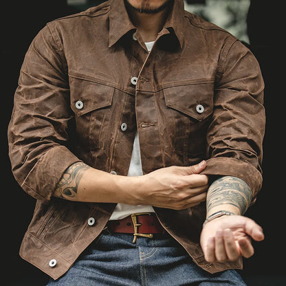 RETRO HEAVYWEIGHT CANVAS OIL WAXED JACKET