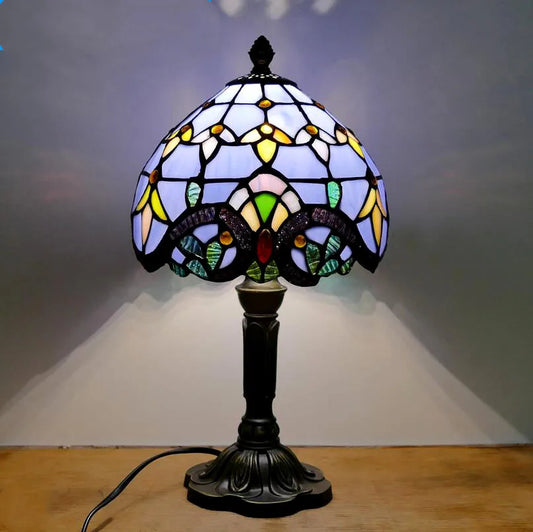 RETRO TIFFANY TABLE LIGHT BAROQUE