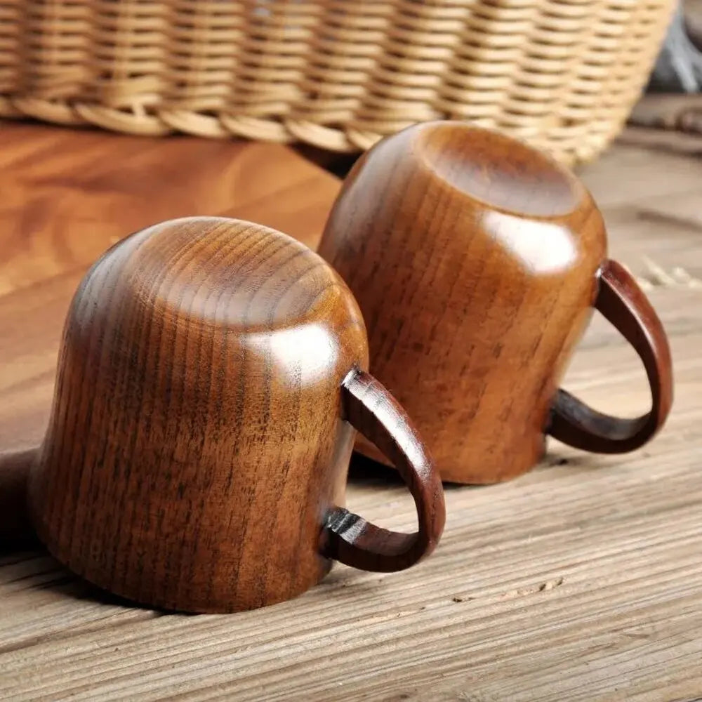 WOODEN MUG NATURAL 130ML