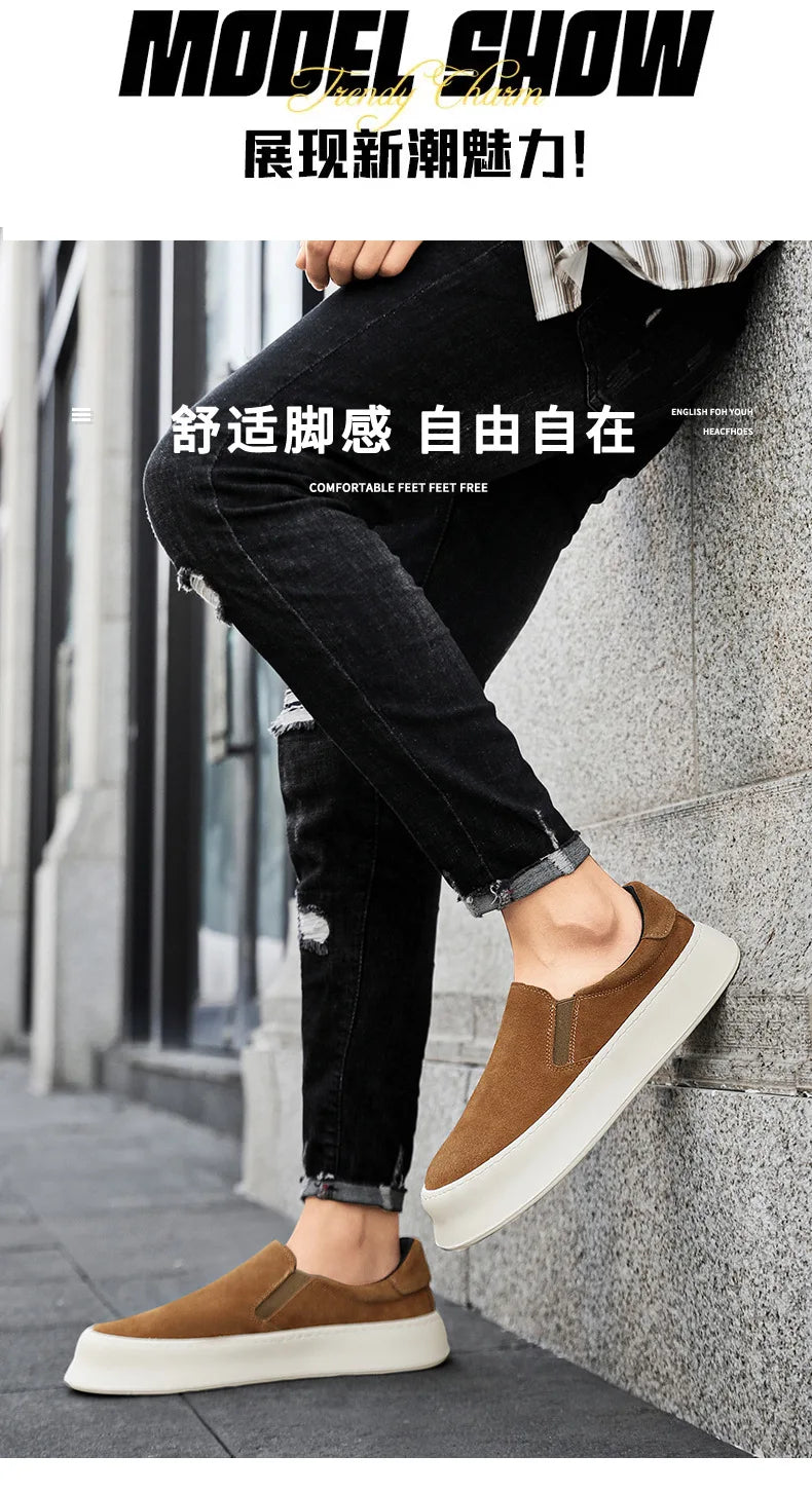 SUEDE THICK SOLE SHOES SAVAGI