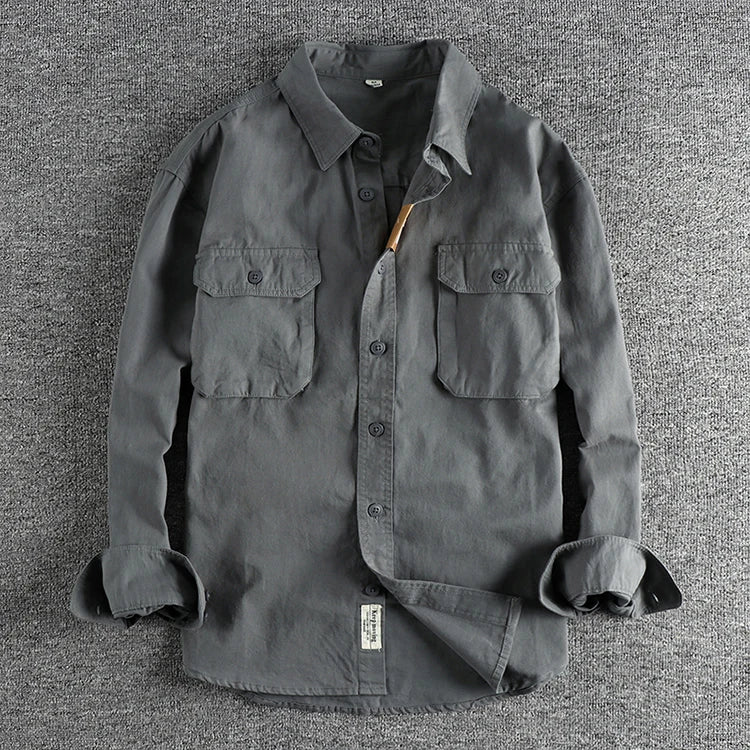 VINTAGE CARGO SHIRT BLACK