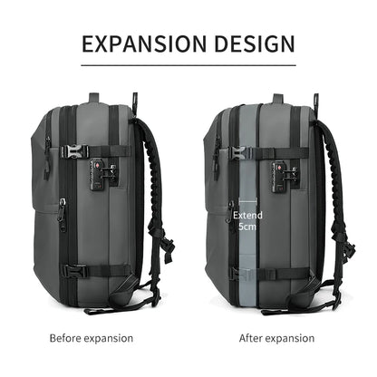 TRAVEL BACKPACK VACUUM COMPRESSION SYSTEM