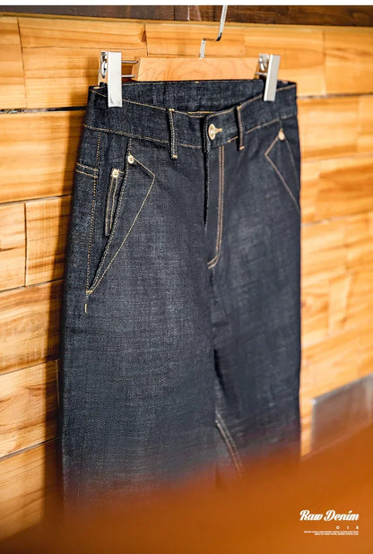 13.5OZ Vintage Raw Jeans für Herren