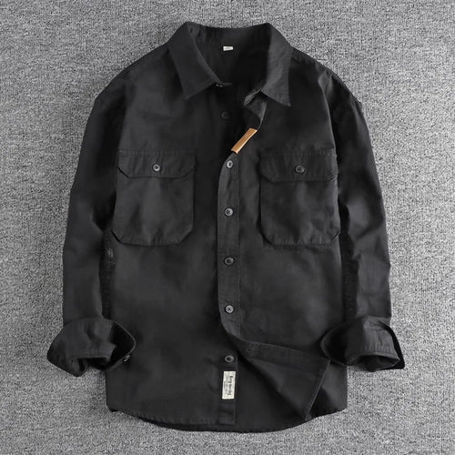 VINTAGE CARGO SHIRT BLACK