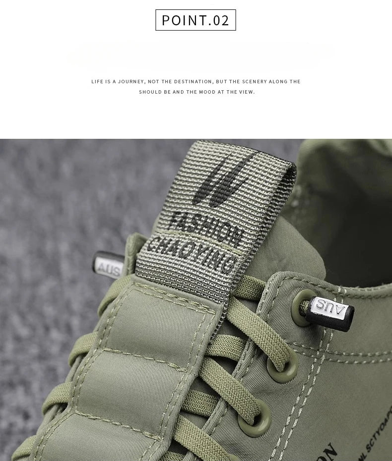 SNEAKERS ARMY GREEN SAVAGI