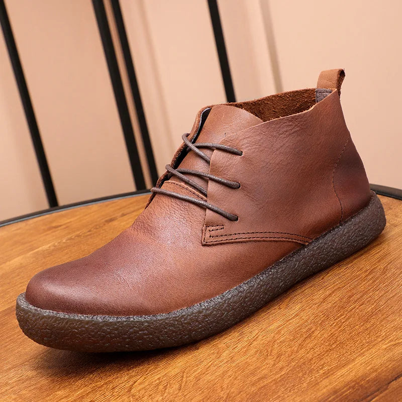 ANKLE SOFT LEATHER BOOTS NARTIN