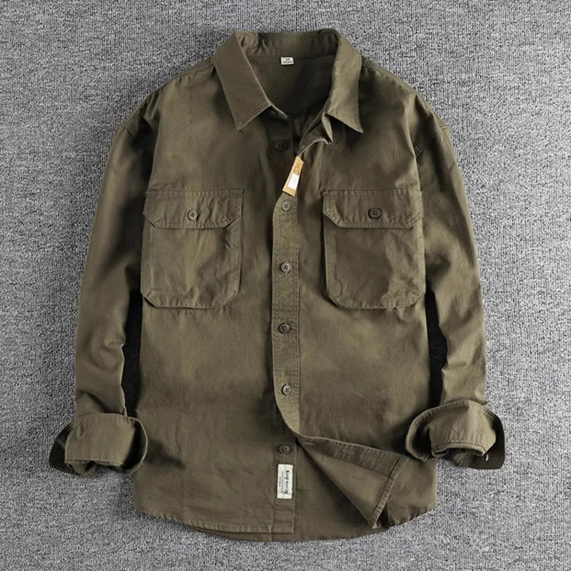 VINTAGE CARGO SHIRT BLACK