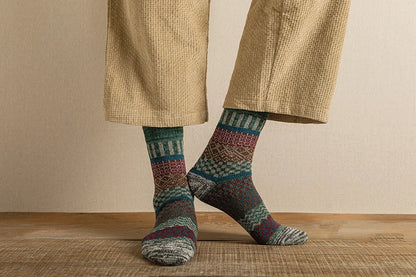 Unisex Warme Wintersocken 5 Paar