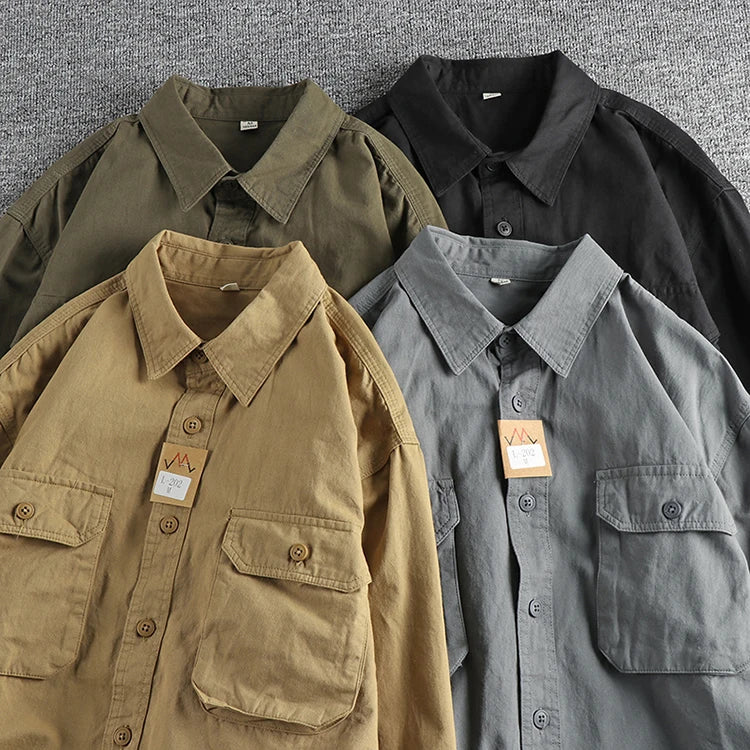 VINTAGE CARGO SHIRT BLACK