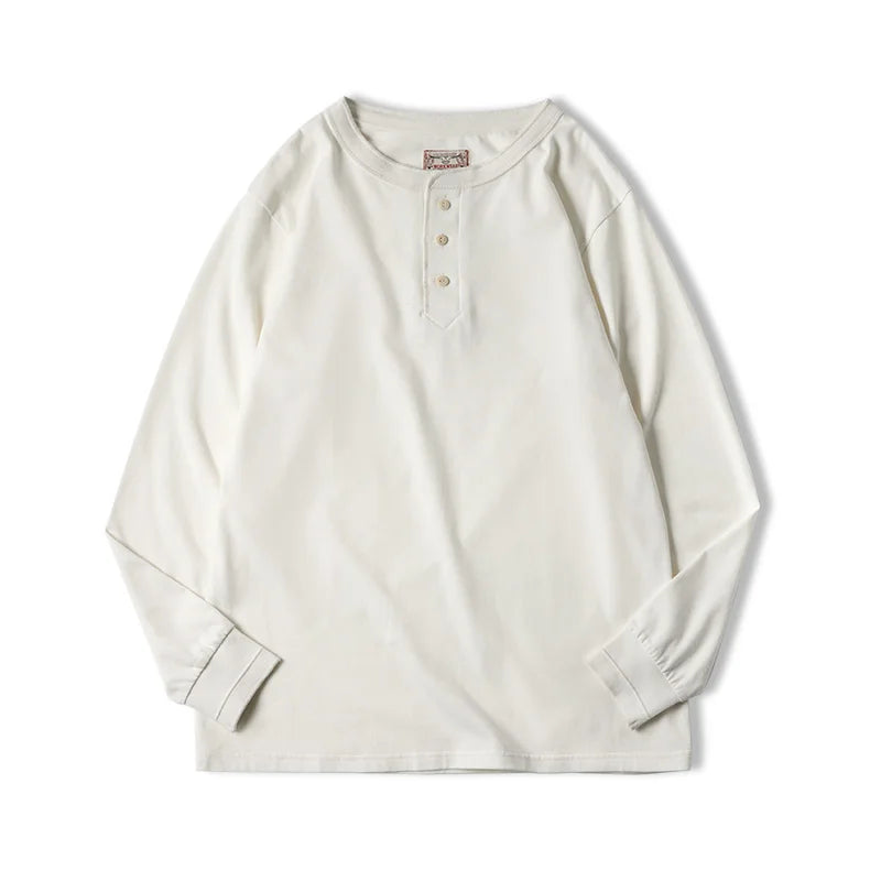 Langärmliges Henley-Shirt